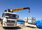 SQS500K Telescopic Boom Truck Crane / trailer mounted cranes lifting height 24m