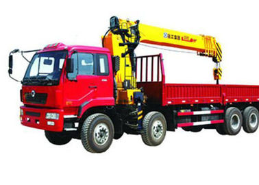 Mobile Telescopic Boom Truck Crane , 16T 80 L/min Oil Flow