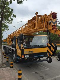 14 Ton vehicle mounted crane Telescopic Boom Driven By Hydraulic , 35 T.M