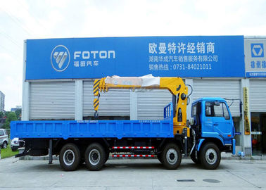 Durable Transportation 12 Ton Cargo Crane Truck, Telescopic Boom Truck Mounted Crane