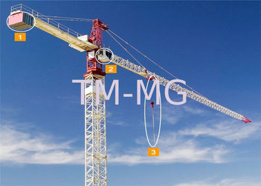 PLC Control 50m 4 Ton Luffing Construction Tower Crane XGT63K