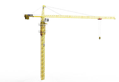 High Capacity QTZ125C 10 Ton Building Tower Crane , 60m Boom Length