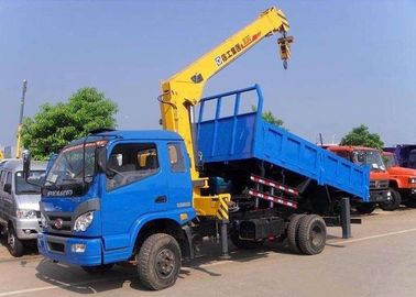 Telescopic Boom Truck Mounted Crane 6.3 Ton For Safety Transportion