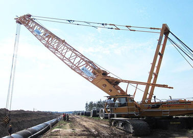 Durable Knuckle Boom Jib Hydraulic Crawler Crane For Lifting 180tons Goods