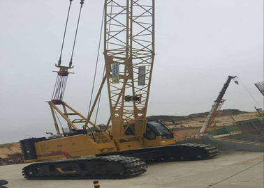 85 ton Jib 12t Hydraulic Crawler Crane , mobile hydraulic crane XGC85