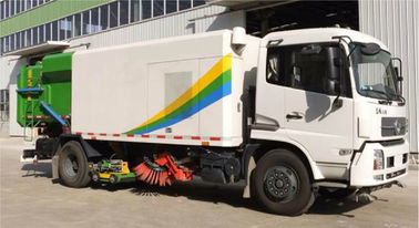 High Pressure Washing Road Sweeper Truck Special Purpose Vehicles With 8tons