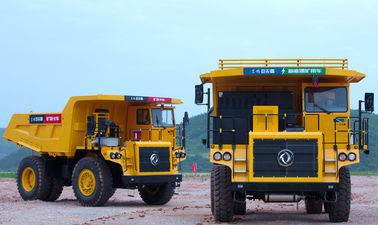 Hybrid Power Coal Unloading Equipment , 45 Ton Electric Mining Dump Truck