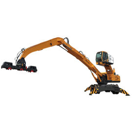 Electic Fuel Power Material Handling Wheeled Crane WLYS35 Grab Crane