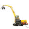 Bulk Material Handling Equipment / Dual Power Hydraulic Track Material Handler Crane Grab