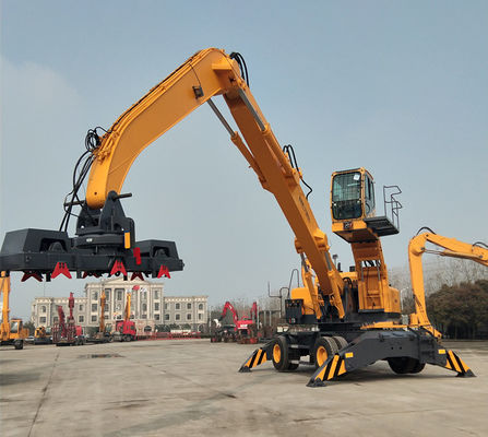 Electic Fuel Power Material Handling Wheeled Crane WLYS35 Grab Crane