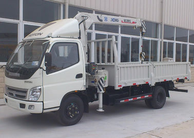 Durable Wire Rope Telescoping Truck Mounted Crane 1105kg With 30L Oil Tank