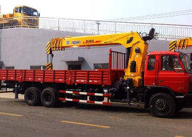 Durable 14 Ton Hydraulic System Truck Mounted Crane, 63 L/min Oil Flow